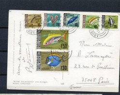 TANZANIZ POISSON FISH POST CARD - Tanzania (1964-...)