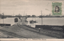 Puerto Limón Ferrocarril Del Muelle.Editor D.D.Gomes Casseres - Costa Rica