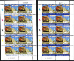 CAMEROUN Cameroon 2014 EMS Statue Of Liberty Giza Pyramid Eiffel Tower - Mi 1279 1280 MNH ** X10 With Printing Date - Cameroun (1960-...)