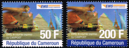 CAMEROUN Cameroon 2014 EMS Statue Of Liberty Giza Pyramid Eiffel Tower - Mi 1279 1280 YT 935 936 - MNH ** - Cameroon (1960-...)