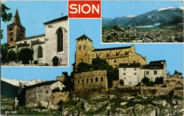 SION VS Multivue La Cathedrale Valère Panorama - Sion