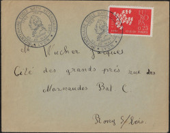 France 1962  Oblitération Claude Bourgelat, Précurseur De L’institutionnalisation De L'enseignement Vétérinaire - Pferde