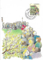 LIECHTENSTEIN. MAXICARD FIRST DAY. ROGATION DAY PROCESSION. 1986 - Maximum Cards