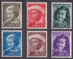 Curacao 1948 Kinderzegels Ongestempelde Serie  NVPH 200 / 205 - Curacao, Netherlands Antilles, Aruba