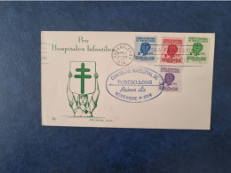 CUBA  PRIMER  DIA  1954     CONGRESO  TUBERCULOSIS Certificada LILY    //  PARFAIT  ETAT  //  1er  CHOIX  // - FDC