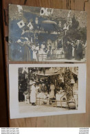 2 Carte Photo Fete De Charité Inter Nation Alliees En 14-18  ................ 10895 - To Identify