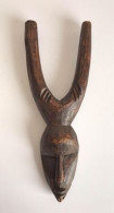 Ancien Petit Lance-pierres (H: 20,5 Cm), Ethnie Baoulé, Côte D’Ivoire, 2ème Moitié 20ème Siècle - African Art