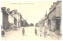 CPA 18 - CULAN (Cher) - 176. La Route De Saint-Amand. En Berry - TTBE - Culan