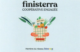 CARTE PUBLICITAIRE - R - FINISTERRA - COOPERATIVE ENGAGEE - BREST - PLOUZANE - ST RENAN - LESNEVEN - ST POL DE LEON - Autres & Non Classés