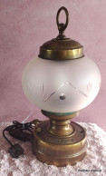 Superbe Lampe Nautique Scott & Linton 1869 - Lantaarns & Kroonluchters