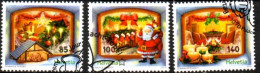 SUISSE ,SCHWEIZ,2014, MI 2366 - 2367 - 2368, ZUM 1526 - 1527 - 1528, WEIHNACHTEN, NOEL  GESTEMPELT, OBLITERE - Usati