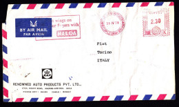 India, HALDA, Madras, R.C.(P)LTD, 2,30 Rupees, K, Ema, Meter, Freistempel - Storia Postale