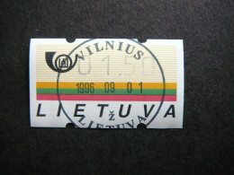 ATM Stamps. Automatenmarken (1.50) NR. # Lietuva Litauen Lituanie Litouwen Lithuania # 1996 Used - Litauen