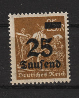 MiNr. 283 ** Abart   (0192) - Variétés & Curiosités