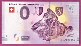 0-Euro CHAM 2018-1 RELAIS DU SAINT BERNARD VALAIS  S-7e - Privatentwürfe