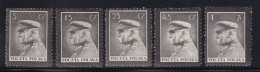 POLOGNE - Série Du Maréchal Pilsudski TB - Unused Stamps