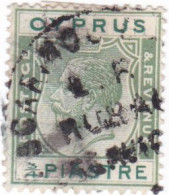 CYPRUS KGV SCARINOU BRIDGE ER RURAL POSTMARK RARE - Chipre (...-1960)