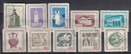 Bulgaria 1961 - Cultural Monuments, Mi-Nr. 1207/16, Used - Oblitérés