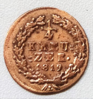 Allemagne - 1/4 Kreuzer 1819 Nassau - Altri & Non Classificati