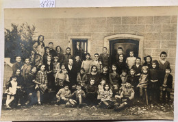 Suscévaz (Vaud) : Un Enseignant Et La Classe, Des Petits Aux Plus Grands (fin Années 1920 Ou 1930) (16'677) - Yverdon-les-Bains 