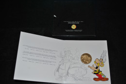 ASTERIX Médaille En Métal Sous Coffret émise Par La Monnaie Royale De Belgique 2005 TL 5000ex GOSCINNY-UDERZO Pièce - Andere & Zonder Classificatie