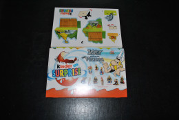 Astérix Et Les Vikings Diorama En Carton Décor 3D Maxi Kinder Surprise Uderzo - Goscinny Obélix RARE  - Objetos Publicitarios