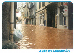 34* AGDE Inondation 1997 -  Rue Chassefiere        (CPM 10x15cm) -MA63-1167 - Agde