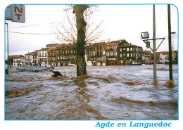 34* AGDE Inondation 1997 -   Quai 3 Freres       (CPM 10x15cm) -MA63-1166 - Agde
