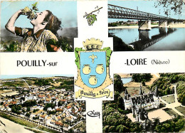 58* POUILLY SUR LOIRE  Multivues  (CPSM 10x15cm)             MA64-1017 - Pouilly Sur Loire