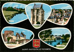 50* ST SAUVEUR LE VICOMTE  Multivues  (CPSM 10x15cm)          MA64-0758 - Saint Sauveur Le Vicomte