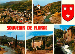 48* FLORAC  Multivues  (CPM 10x15cm)                MA64-0642 - Florac