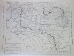 Guerre 14 18 La Semaine Militaire  Du 16 Au  28 Septembre REGION BERRY AU BAC  Aguilcourt  Cormicy  Bertricourt Carte Du - Ohne Zuordnung