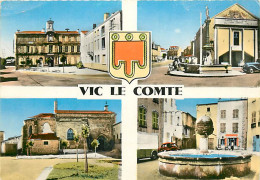 63* VIC LE COMTE  Multivues   CPSM( 10x15cm)                   MA65-0226 - Vic Le Comte