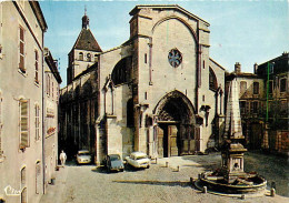 Automobiles - Cluny - Eglise Notre-Dame Et La Place Du Parvis - Carte Neuve - CPM - Voir Scans Recto-Verso - PKW