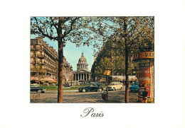 Automobiles - Paris - La Place Edmond Rostand, La Rue Soufflet, Et Le Panthéon - Carte Neuve - CPM - Voir Scans Recto-Ve - PKW