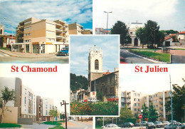 42 - Saint Chamond - Quartier Saint Julien - Automobiles - CPM - Voir Scans Recto-Verso - Saint Chamond