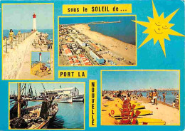 11 - Port La Nouvelle - Multivues - Scènes De Plage - CPM - Voir Scans Recto-Verso - Port La Nouvelle