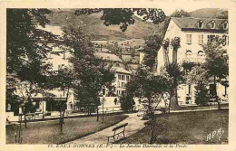 64 - Eaux-Bonnes - Le Jardin Darralde Et La Poste - Correspondance - CPA - Voir Scans Recto-Verso - Eaux Bonnes