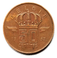 Belgique - 50 Centimes 1952 - 50 Centimes