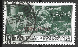 TRIPOLITANIA - 1930 - FERRUCCI - C. 25 - USATO (YVERT 88 - MICHEL 104 - SS 65) - Tripolitania