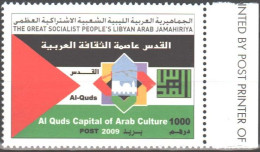 Libya -  2009 AL-QUDS CAPITAL OF ARAB CULTURE - Libye