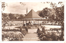 CPSM PF ROYAUME UNI - GB -  PONTYPRIDD Memorial Park, The Band Stand - Glamorgan