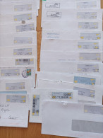 Lot Timbres De Distributeurs Sur Lettres - Brieven En Documenten