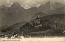 Chateau-d Oex, LÈglise - Château-d'Œx