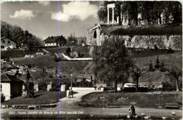 Nyon, Jardin De Bourg De Rive Vue Du Lac - Nyon