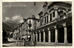 Sion, La Rue Du Grand Port - Sion