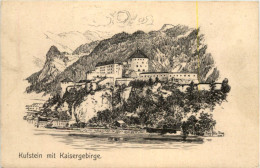 Kufstein Mit Kaisergebirge - Künstler-AK Eugen Felle - Kufstein