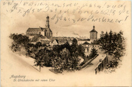 Augsburg - St. Ulrichskirche Mit Rotem Thor - Künstler-AK Eugen Felle - Augsburg