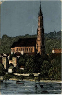 Landshut - Martinskirche - Künstler-AK Eugen Felle - Landshut