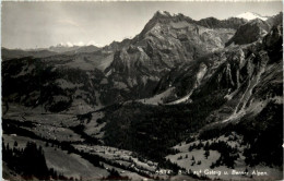 Blick Auf Gsteig U. Berner Alpen - Gstaad